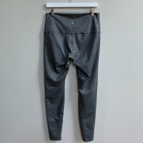 Lululemon Dottie Dash Wunder Under Legging Roll Down Fold Over 8-10 Full Length - Picture 3 of 12